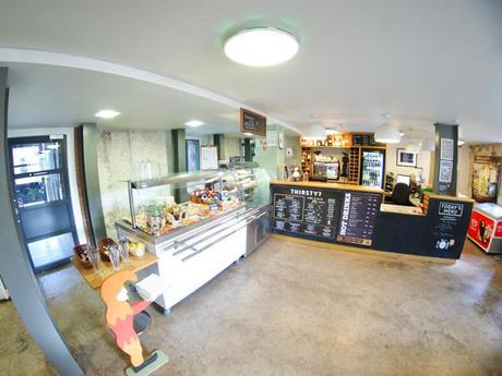 YHA Berwick - reception and shop area