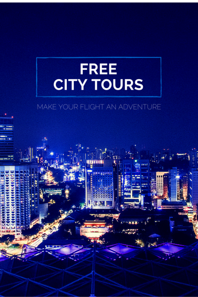 Enjoy a free, city-sponsored layover tour and see the best tourist attractions while waiting for your next flight. No visa required.