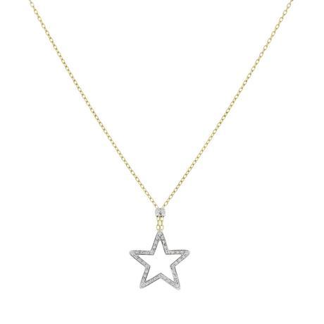 Star diamond necklace