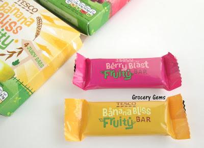 Tesco Banana Bliss & Berry Blast Fruity Bars Review