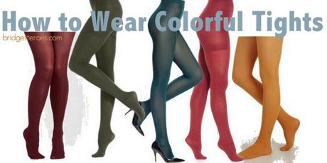 How to Wear Colorful Tights