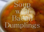 Vegetable Soup with Bacon Dumplings