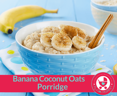 Banana Coconut Oats Porridge