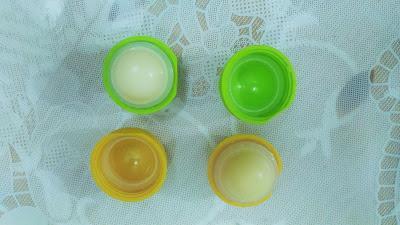 Organic Harvest Lip Balms in Shea & Green Apple:Dupe of EOS?