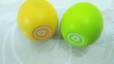 Organic Harvest Lip Balms in Shea & Green Apple:Dupe of EOS?