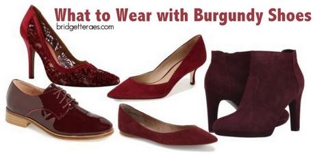 What to Wear with Burgundy Shoes