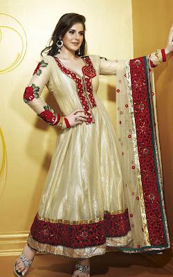 Bollywood Salwar Kameez Anarkali Salwar Suit With Intricate Embroidery & Matching Dupatta
