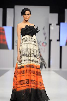 Pakistan's fashion shows Advertisement Khaadi at PFDC Sunsilk Fashion Week 2012 Karachi