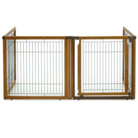 Four panel convertible dog gate/kennel