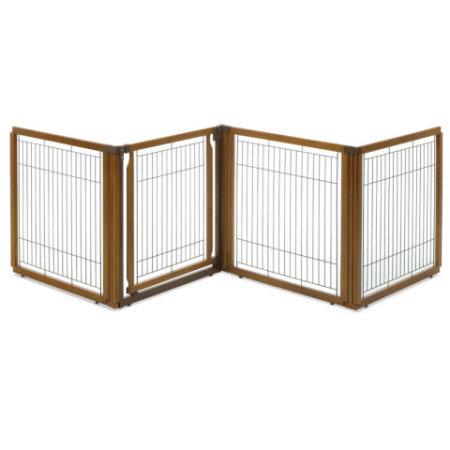 Four panel convertible dog gate/kennel