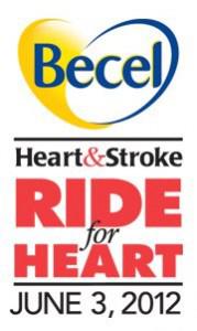 Becel Ride for Heart on June 03, 2012