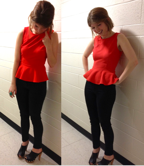 outfit post: peplum