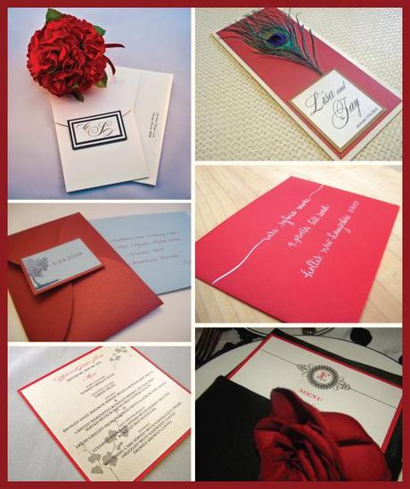 Valentine's Day Inspiration: Red Wedding Stationery