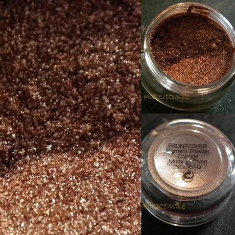 Product Reviews: Front Cover Cosmetics: Front Cover Moon Dust Pigment Set Swatches & Review.