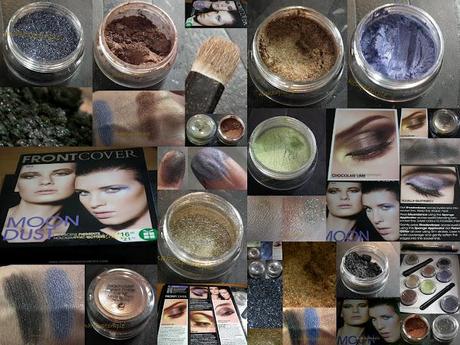 Product Reviews: Front Cover Cosmetics: Front Cover Moon Dust Pigment Set Swatches & Review.