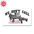 Bumpersticker Gun Nut Words of Stupidity and Violent Gun Culture Philosophy