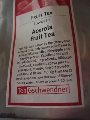 TeaGschwendner Acerola Fruit Tea Review