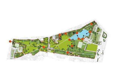 Burgess Park Image Locations Master Plan