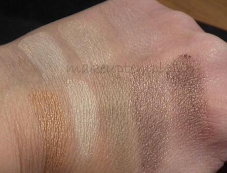 Makeup Collections: Eye Shadow Palette: NYX:NYX Nude On Nude Palette Swatches