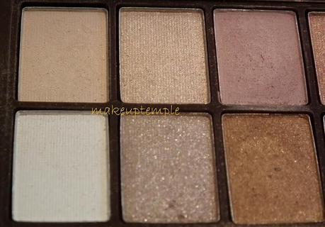 Makeup Collections: Eye Shadow Palette: NYX:NYX Nude On Nude Palette Swatches