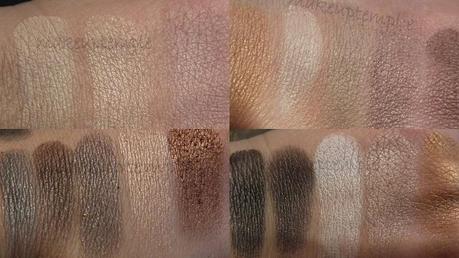 Makeup Collections: Eye Shadow Palette: NYX:NYX Nude On Nude Palette Swatches