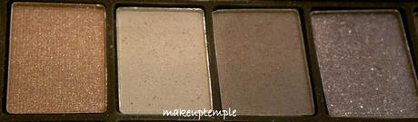 Makeup Collections: Eye Shadow Palette: NYX:NYX Nude On Nude Palette Swatches