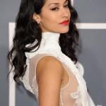 Janina Gavankar Grammys 2012 Jason Merritt Getty 2