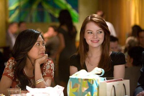 Emma Stone and Liza Lapira in Crazy Stupid Love