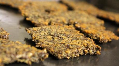 Rosemary Flax Crackers & Redless Red Velvet Cake