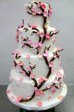 Cherry Blossom Wedding cake!?!!?