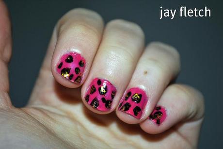 Cheetah Print Nails