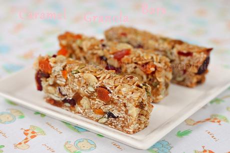 Caramel Granola Bars