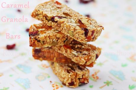 Caramel Granola Bars