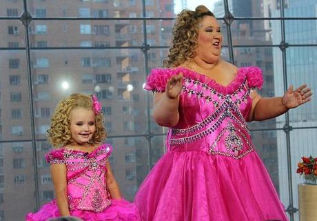 Toddlers & Tiaras: Honey Boo-Boo Child Gets Super-Sized. Toddler Moms Get The Pageant Treatment And Prove That Too Much Is Never Enough.