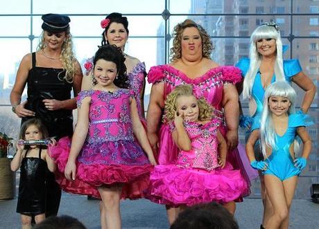 Toddlers & Tiaras: Honey Boo-Boo Child Gets Super-Sized. Toddler Moms Get The Pageant Treatment And Prove That Too Much Is Never Enough.