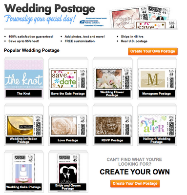 Wedding Stamp Postage Primer