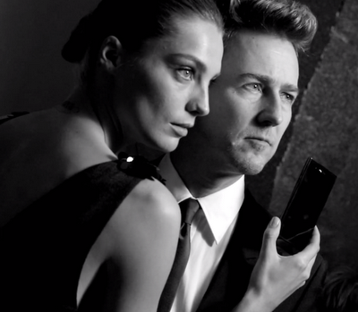 A Celebrity Moment: Edward Norton for the Prada x LG phone!