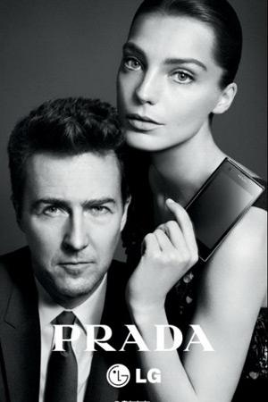 A Celebrity Moment: Edward Norton for the Prada x LG phone!