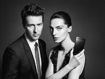 A Celebrity Moment: Edward Norton for the Prada x LG phone!