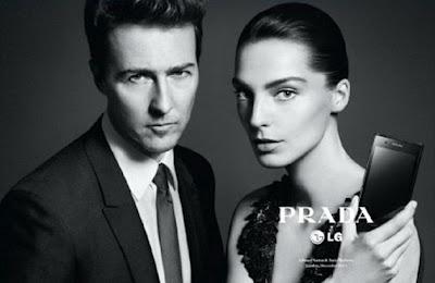 A Celebrity Moment: Edward Norton for the Prada x LG phone!