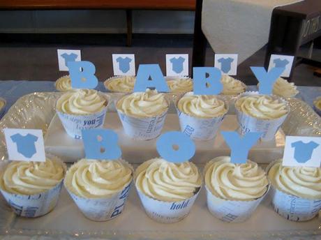 Baby Shower Cupcake Wrappers and Toppers