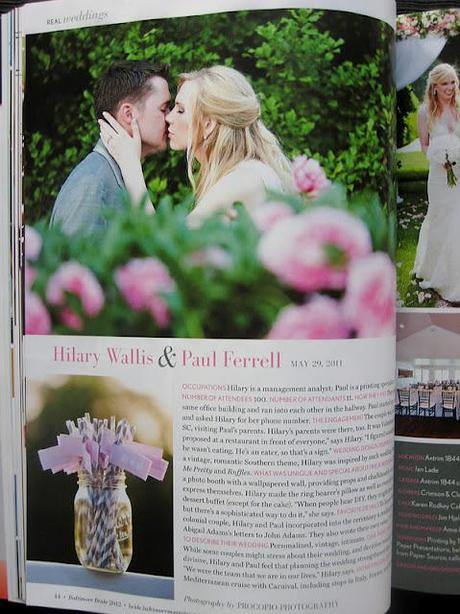 Our Wedding Is Published in Baltimore Bride Magazine