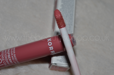 Korres Raspberry Liquid Lipstick - Shade 13, Soft Pink - Swatched!