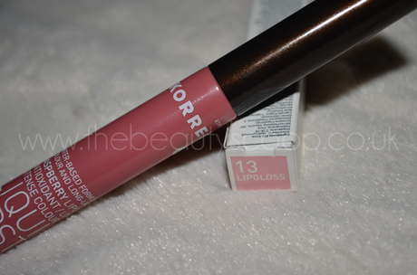 Korres Raspberry Liquid Lipstick - Shade 13, Soft Pink - Swatched!