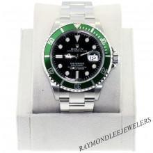 Rolex Submariner 16610 LV Stainless Steel, Rolex, submariner, green, boca raton, boca rolex, 