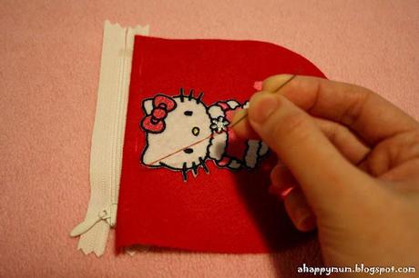 Mummy, I'm rich! - How to make a Hello Kitty coin purse