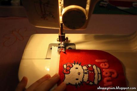 Mummy, I'm rich! - How to make a Hello Kitty coin purse