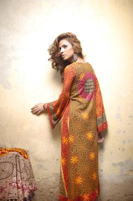 Firdous Linen Collection for Winter 2012 by Firdous Fashion