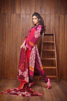 Firdous Linen Collection for Winter 2012 by Firdous Fashion