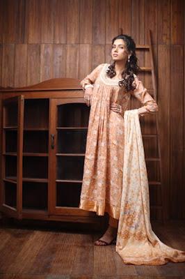 Firdous Linen Collection for Winter 2012 by Firdous Fashion